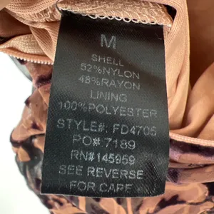 Dress‎ Forum LA Floral Burnout Velvet Midi Dress Brown Lace Up Back Medium EUC thumbnail 6