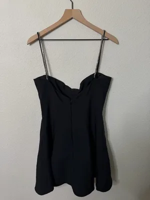 Mistress Rocks House of CB Love Bug Black Skater Mini Dress Womens Size L+ / XL‎ thumbnail 11