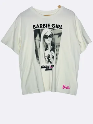 Barbie Girl Limited Edition Graphic Tee XL White Oversized Y2K Dollcore T-Shirt thumbnail 3