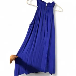 Entro Royal Blue Bohemic Embroidered Maxi Dress thumbnail 3