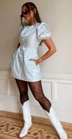weworewhat Rhinestone Mini dress thumbnail 3