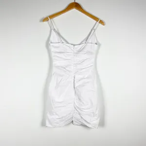 Superdown Darby Cotton Underwire Cup Ruched Mini Dress White XS thumbnail 4