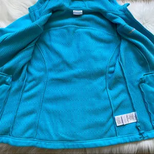 Columbia Women's Thermal Coil Zip-Up Hooded Fleece Jacket Turquoise size XS thumbnail 9