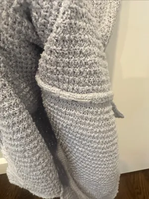 Baby blue Rib Knit Sweater Tank thumbnail 5