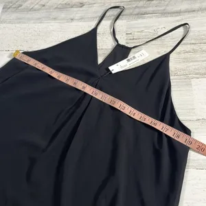 Alice + Olivia Black Racer Back Dress Size L NWT thumbnail 6