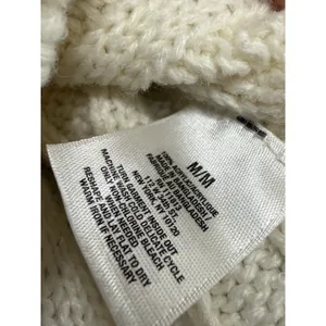RARE VTG Y2K Aeropostale‎ Cable Knit Hooded Sweater Sz M Bella Swan Indie Mall thumbnail 8