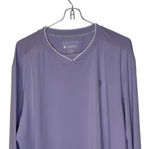 Coolibar Womens Top UPF 50+ V-Neck Tiebreaker Performance Long‎ Sleeve Medium thumbnail 2