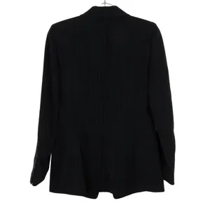 Anne Klein Black Pinstripe Blazer Formal Corpcore Small thumbnail 5