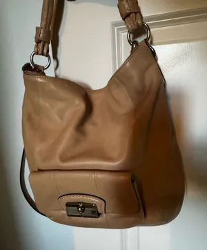 Coach Vintage Tan Brown Leather Shoulder Hobo Bag thumbnail 1