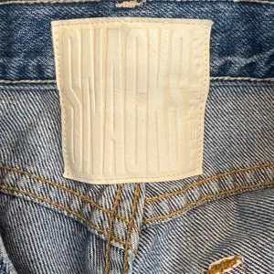 MOTHER Lil Lemon Twist Sneak High Waist Wide Leg Jeans Size 28 thumbnail 11
