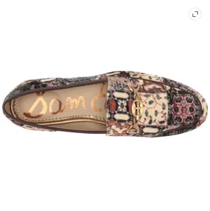 Sam Edelman Loraine Prima Ivory Velvet Loafers thumbnail 2