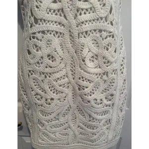 French Connection Mesi Macrame Dress‎ White Size 6 NWT 71HOM Bridal Crochet thumbnail 7