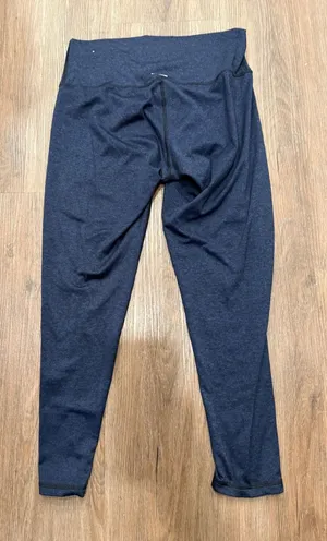 Aerie Chill‎ Play Move Navy Blue Heathered Leggings Athletic Workout XL thumbnail 1
