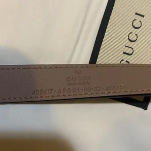 Gucci Leather Belt with Double G Buckle thumbnail 4