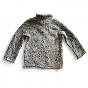 Love Tree Gray Sherpa Quarter Zip Pullover Women’s Large thumbnail 5