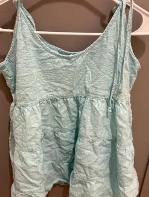 Cotton On Light Blue Sleeveless Blouse thumbnail 4