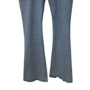 Light Wash Flared Women's Jeans Size XXL Mid Rise thumbnail 3