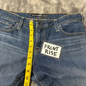Big Star Remy Boot Jean Womens 32x32 Blue Lo Rise Denim Y2K Flare Western Casual thumbnail 7