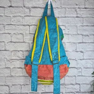 Nepal Cotton Patchwork Backpack Boho Hippie Festival Razor Cut Peace Sign Bag thumbnail 7