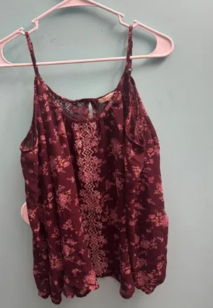 Tank top off the shoulder long sleeve thumbnail 1