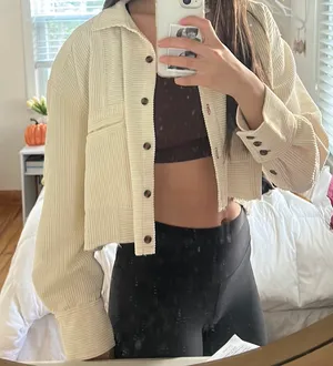 Urban Outfitters Button Cropped Jacket thumbnail 1