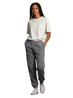 Mondetta Women’s XS Soft Gray Fleece Jogger Pants Pull-On Sweatpants Athleisure thumbnail 3