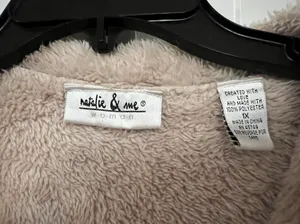 Brown Faux Shearling Jacket (Size 1X) thumbnail 6