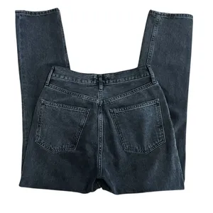 AGOLDE Fen High Rise Relaxed Taper Jeans Shambles Black Size 25 thumbnail 5