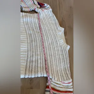 Gilded Intent Reverse Seam Striped Sweater size medium thumbnail 8