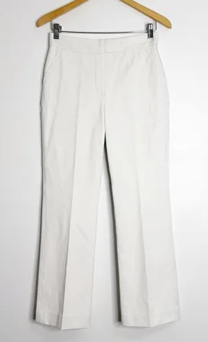 SPANX On-The-Go Kick Flare Pants White Size Small Stretch Pull On thumbnail 1