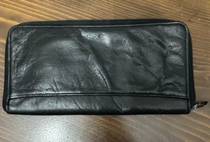 Buxton leather zip around travel passport wallet organizer thumbnail 1