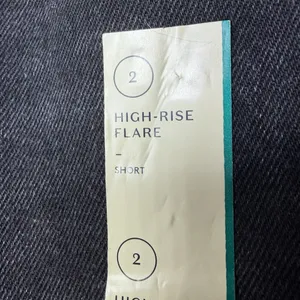 NWT Universal Thread High-Rise Flare Jeans Womens Size 2‎ Comfort Stretch Black thumbnail 5