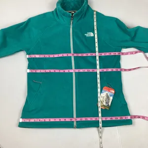 The North Face Women’s Morningglory Full Zip Fleece Jacket Teal NEW with Tag thumbnail 9