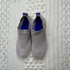 ROTHY'S Women's Size 6.5 Chelsea Boot Shoes Lilac Gray Slip On High Top Sneaker thumbnail 3