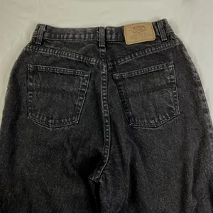 Route 66 Jeans Womens Black Relaxed Fit High Waist Denim Pants Casual *FLAW* GUC thumbnail 5