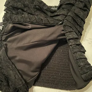 Victoria's Secret Black lace bustier corset crop top thumbnail 5
