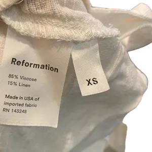 Reformation Linen Blend Crop‎ Top thumbnail 4