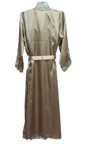 NWT S/M Intimate Matching Set Nightgown Robe Slip Floral Lingerie. thumbnail 5