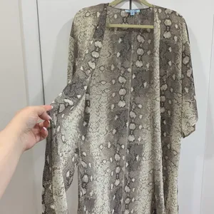 She & Sky Snakeskin print cardigan thumbnail 5