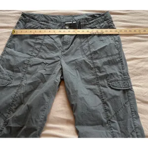 Great Northwest Indigo Womens Gray Cargo Pants Size 18W Roll Tab Utility Pants thumbnail 8