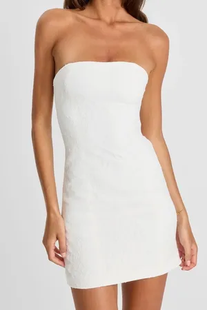 NWT Sasha Therese Fleur Mini Dress White Size XS thumbnail 2