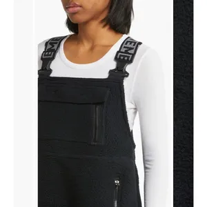 Free People Movement Hit‎ Slopes Snow Bibs XS Black Fleece Overalls Gorpcore thumbnail 4