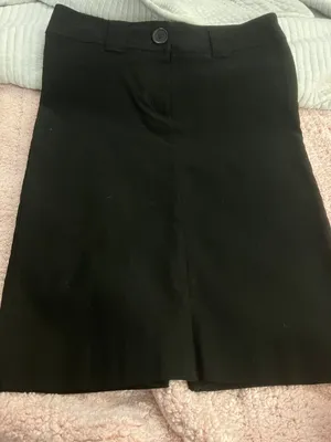 NWOT Size 6 Black Pencil Straight Skirt thumbnail 5