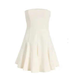 New! Cinq a Sept Arleen Strapless‎ Mini Dress in Ivory Sz 10 $495 thumbnail 5