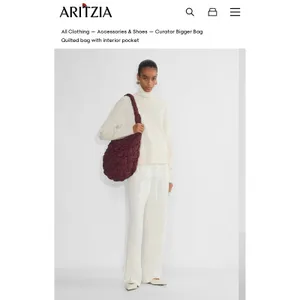 Aritzia Babaton Curator Bigger Bag – Burgundy thumbnail 4