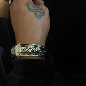 Silver Bangle bracelet watch thumbnail 5