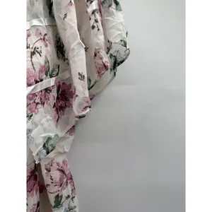 Olivaceous Floral Lace Babydoll Dress Women's Small Pink White Boho Cottage‎ thumbnail 7