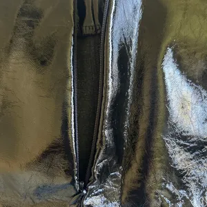Shein Black Leather Mini Skirt thumbnail 4