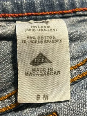 Vintage Y2K Levis 550 Stretch Denim Mid Rise Boot Cut Jeans~6~ thumbnail 5