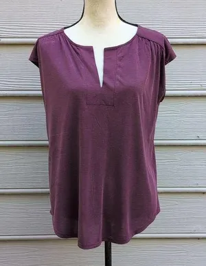 Loft Slitneck Sleeveless Top | Loft Loose fit Sleeveless Shirt thumbnail 1